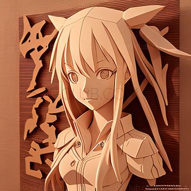 3D model A Certain Magical Index Kazuma Kamachi (STL)